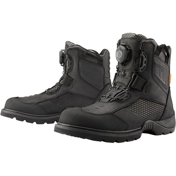 icon boots leather stormhawk black